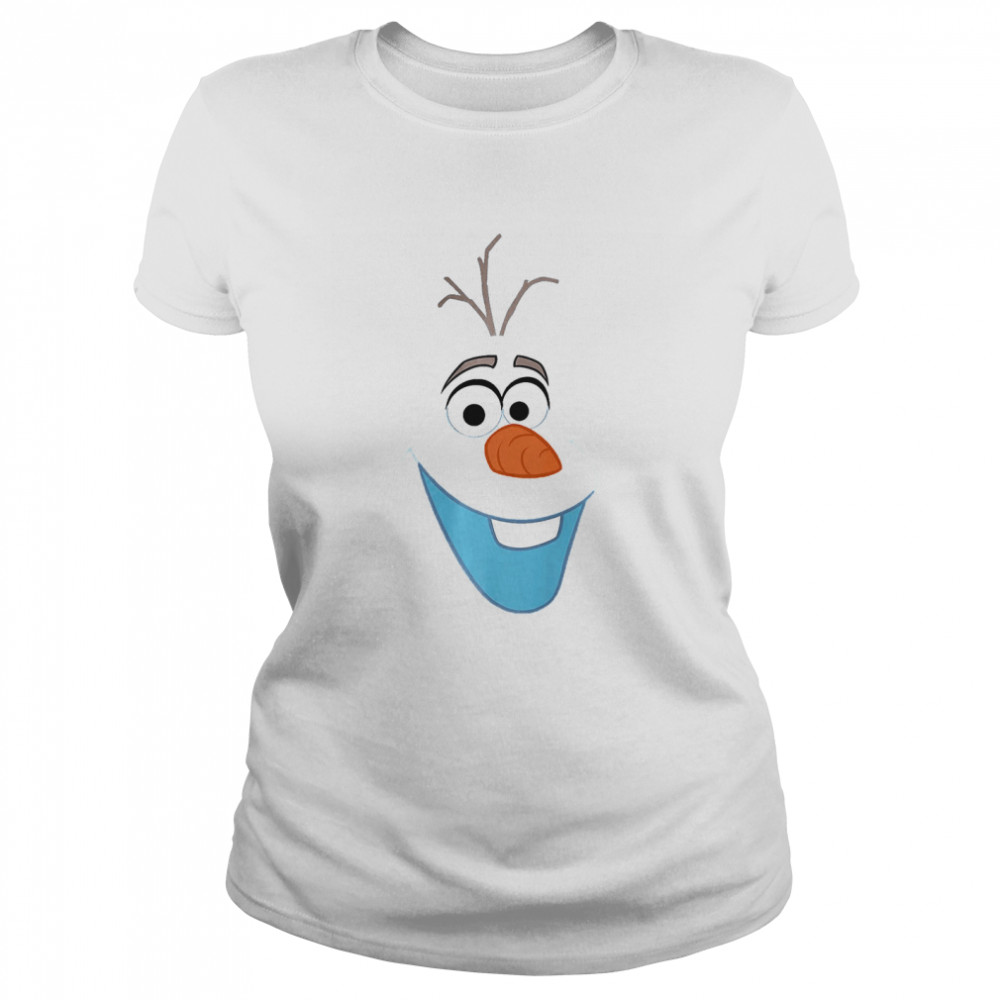 Olaf In Frozen Merry Christmas  Classic Women's T-shirt