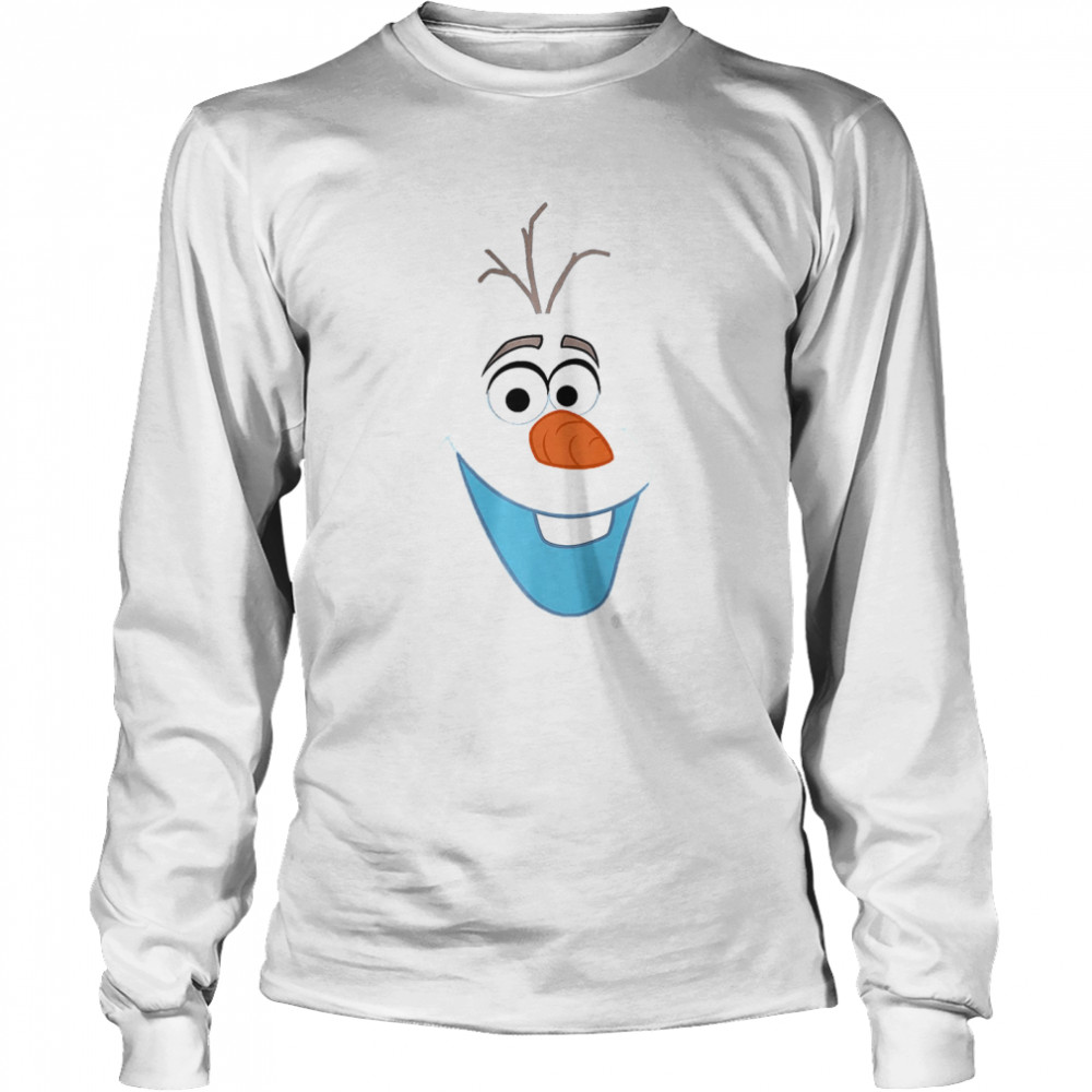 Olaf In Frozen Merry Christmas  Long Sleeved T-shirt