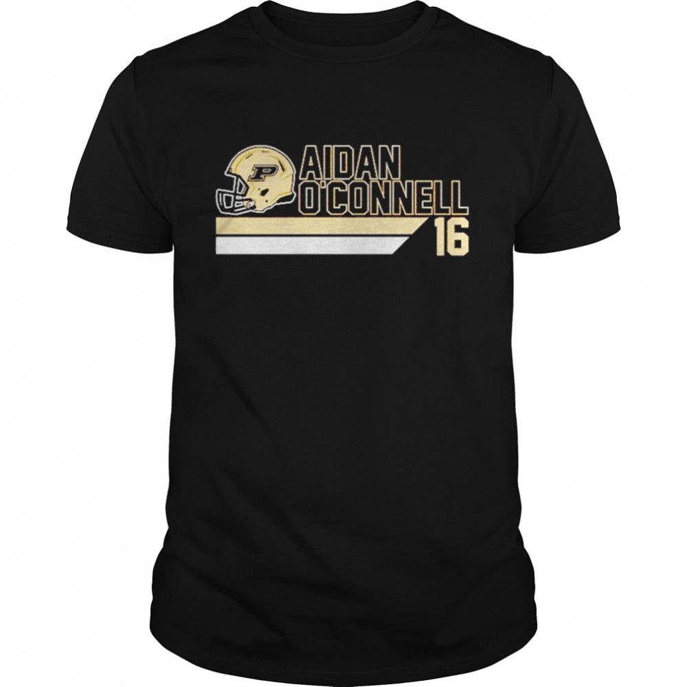 purdue Boilermakers football Aidan O’Connell #16 shirt