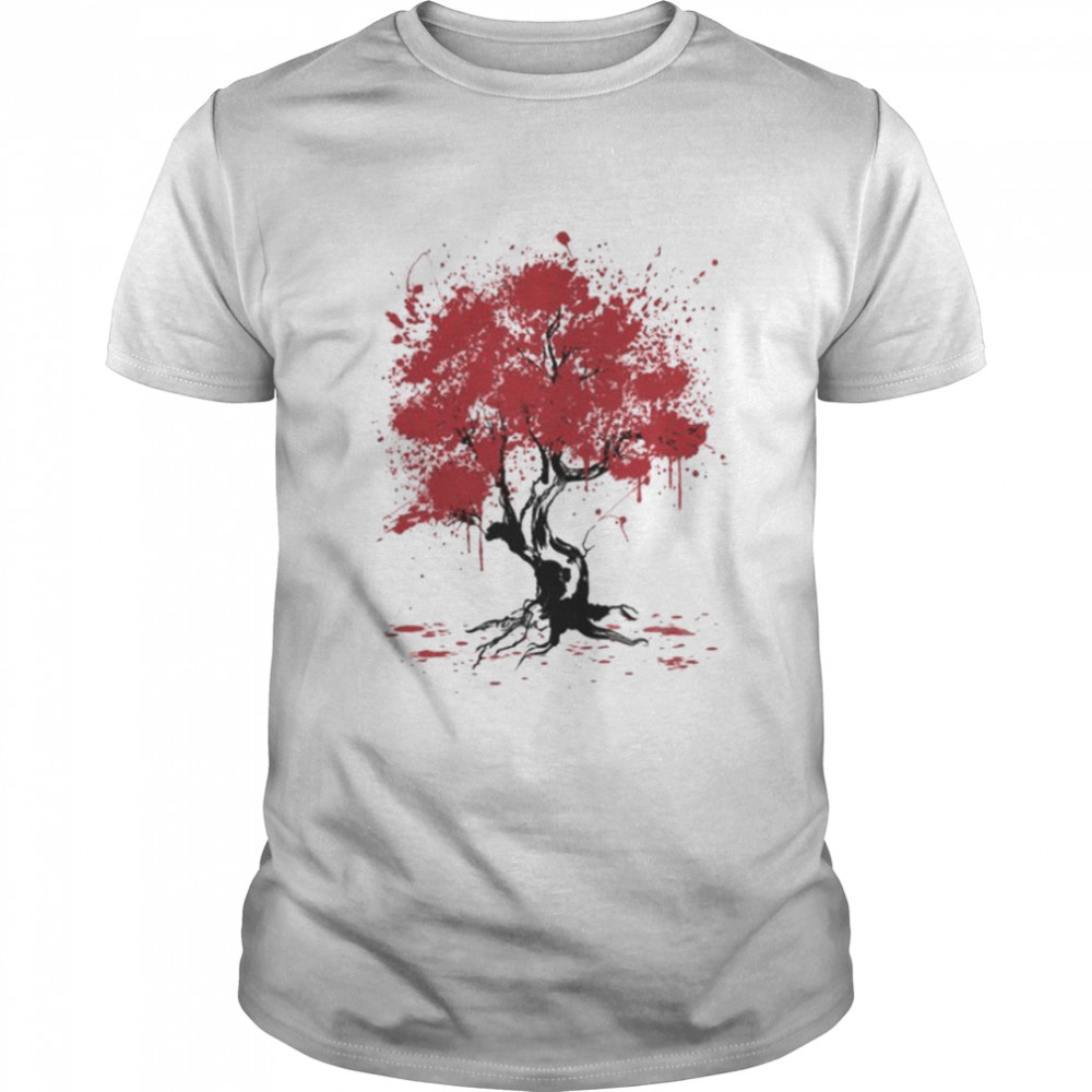 Sakura Tree Painting shirt