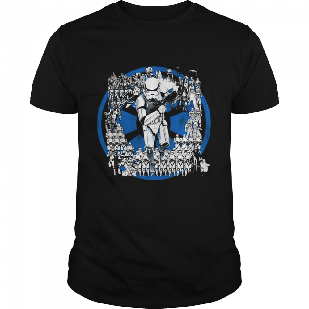 Star Wars Stormtrooper Army Galactic Empire Poster T-shirt