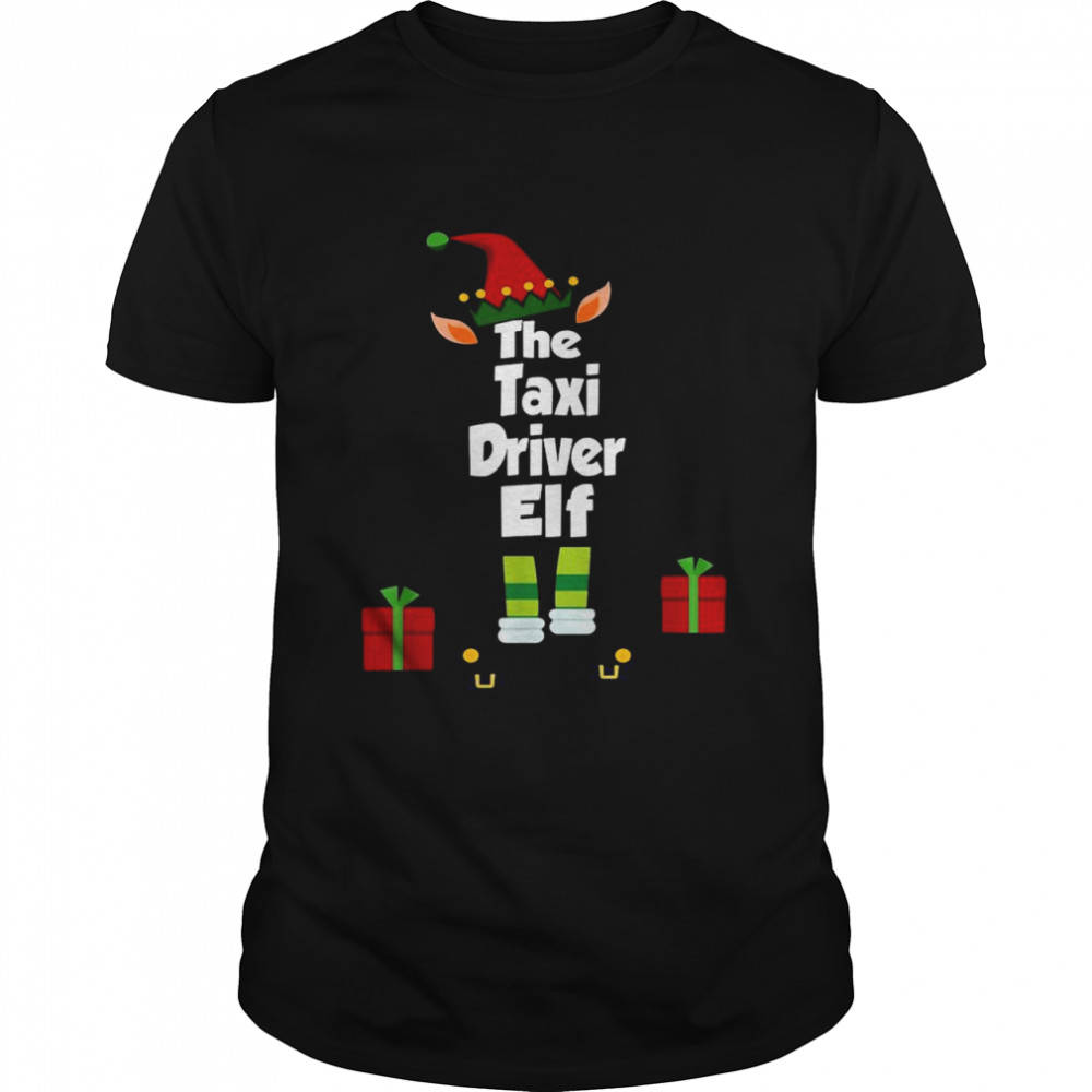 The Taxi Driver Elf Family Matching Christmas Pajama shirt