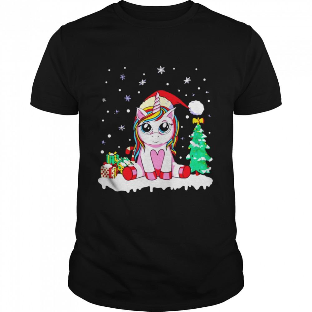 Unicorn Santa Xmas shirt