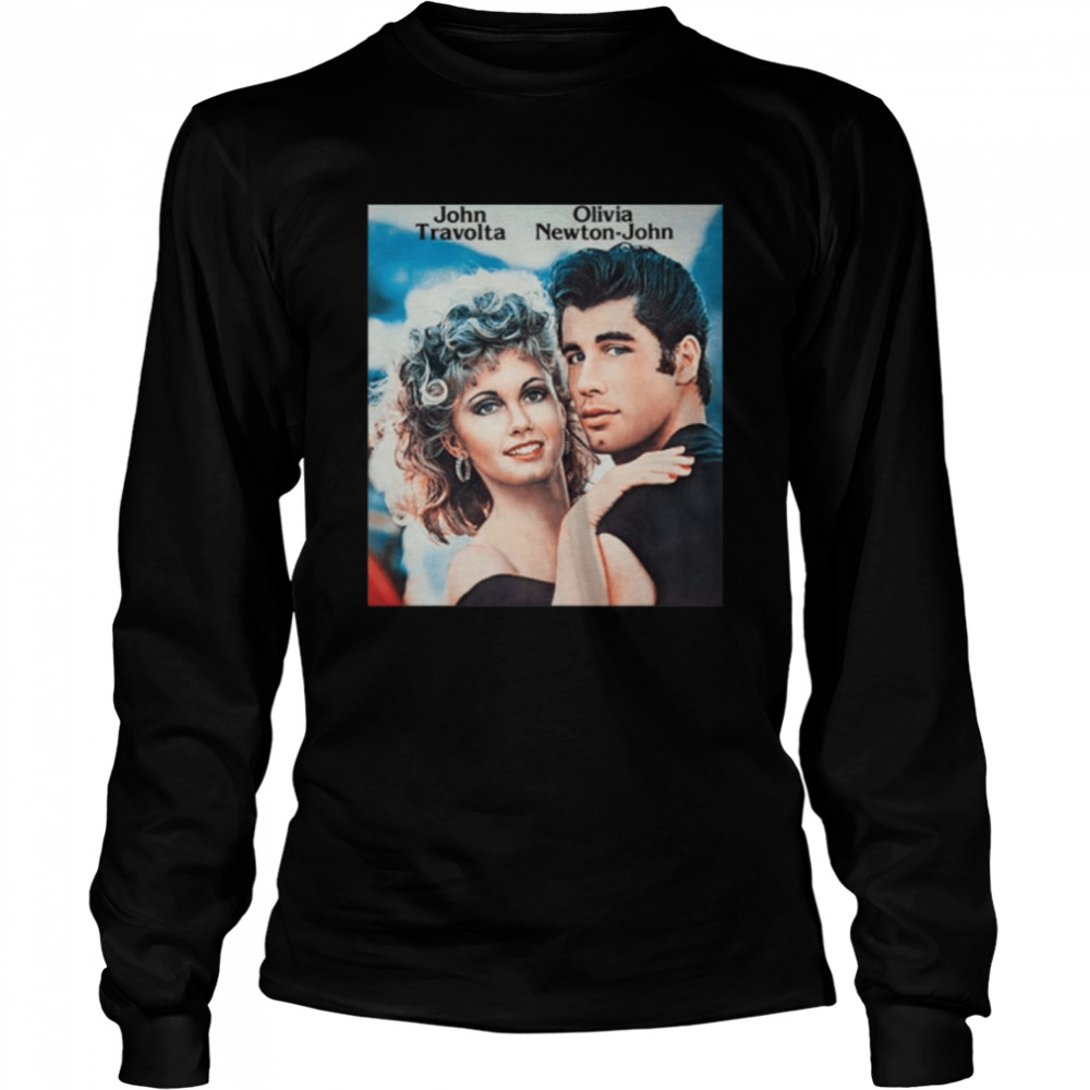 Grease 1978 Romance Movie  Long Sleeved T-shirt