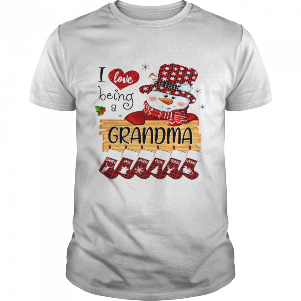 I love being a grandma daniel jack jason feux aliva sophia shirt