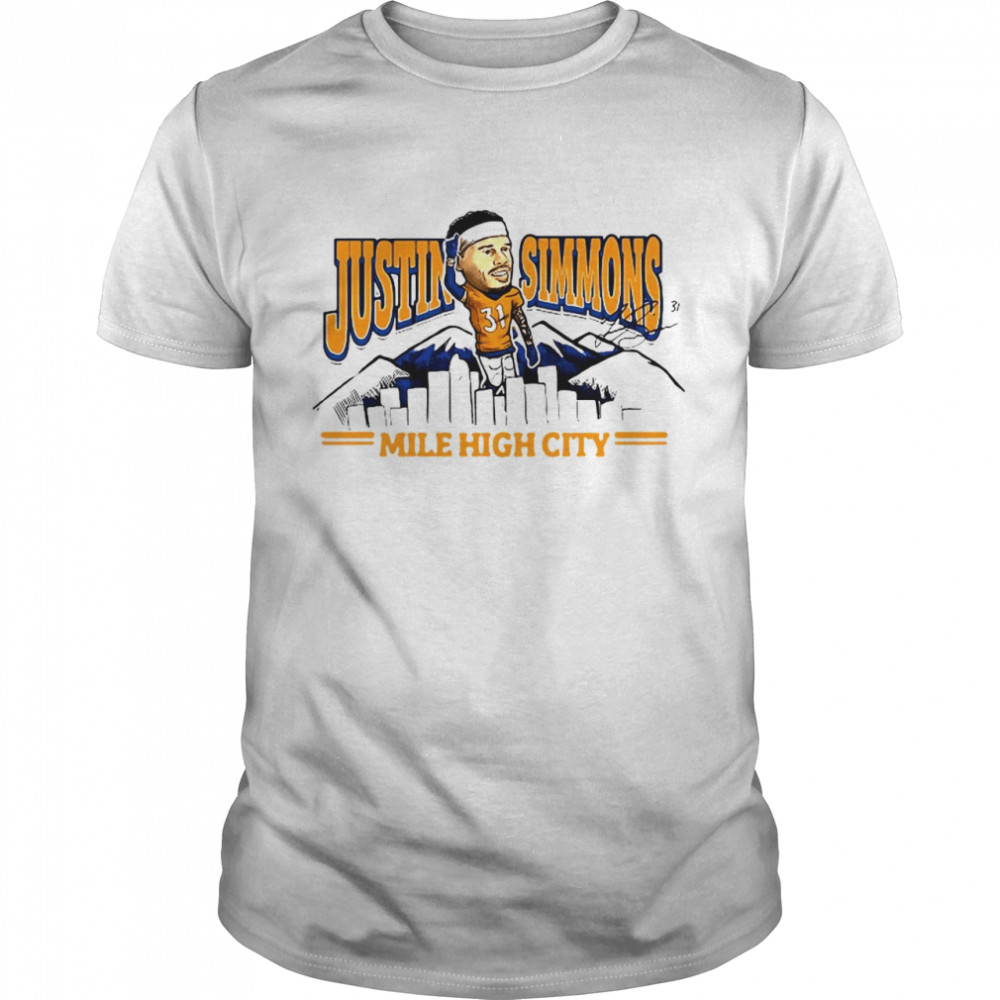 Justin Simmons Mile High City T-shirt