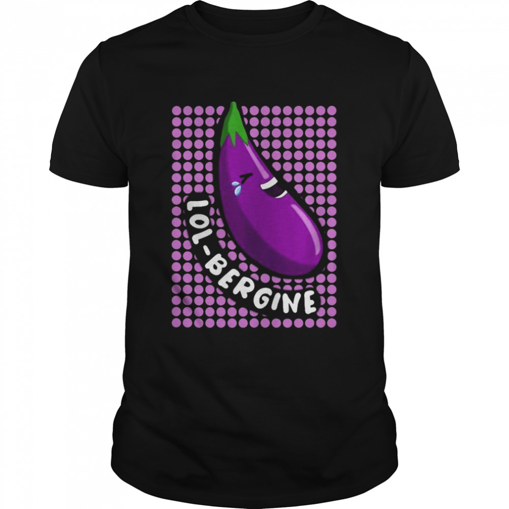 Laughing Aubergine Lolbergine T-shirt