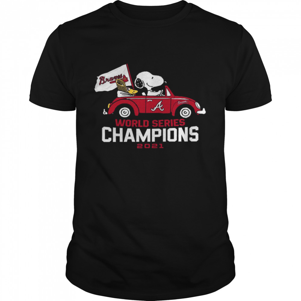 Snoopy Braves world series champions 2021 shirt