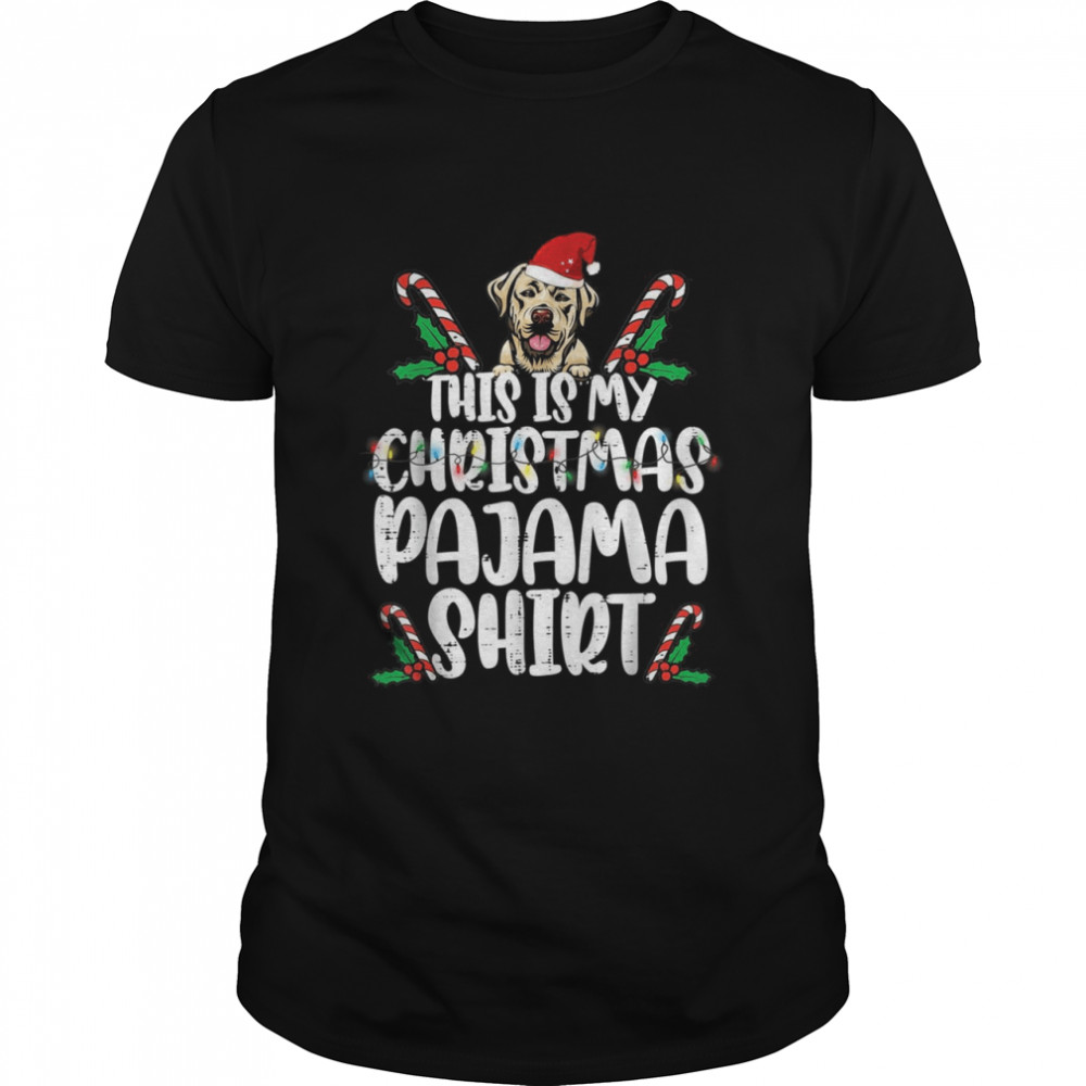 This Is My Christmas Pajama Labrador Dog Christmas Shirt