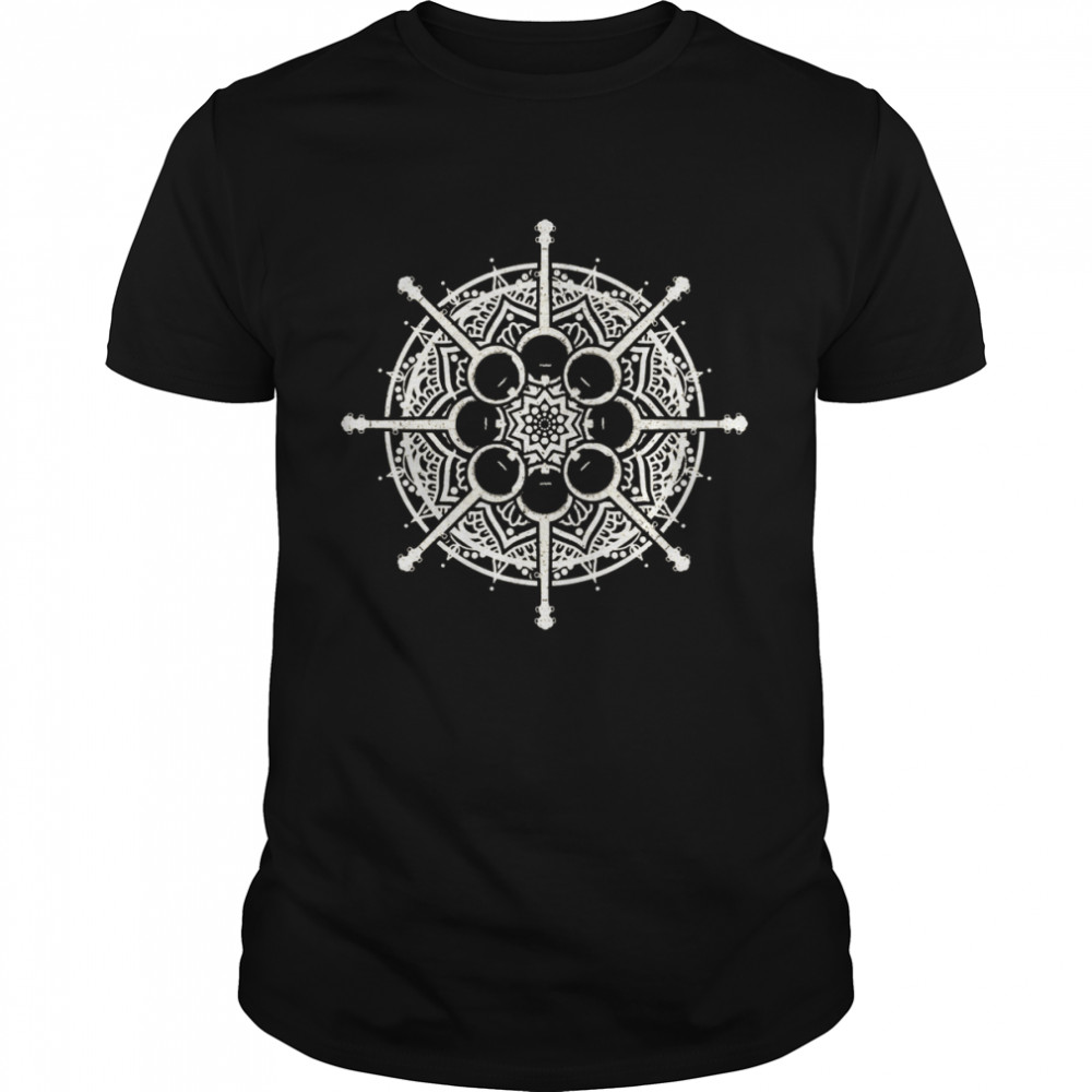 Banjospieler Mandala Vintage Folk Country Musik Banjo Langarmshirt Shirt