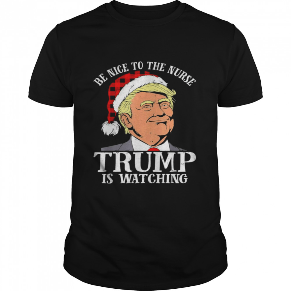 Team Santa Family Pajamas President Trump Santa Hat T-Shirt