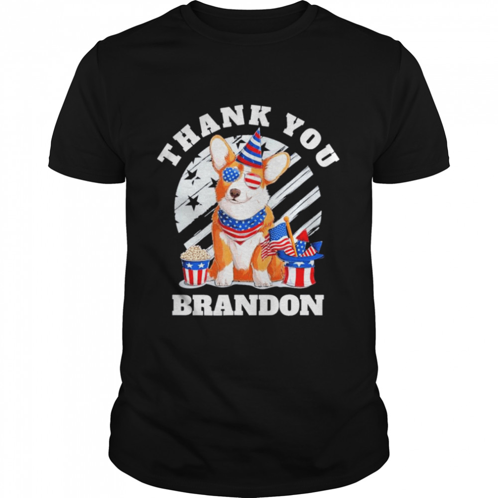 Thank You Brandon Pro Biden Dog Thank You Brandon shirt