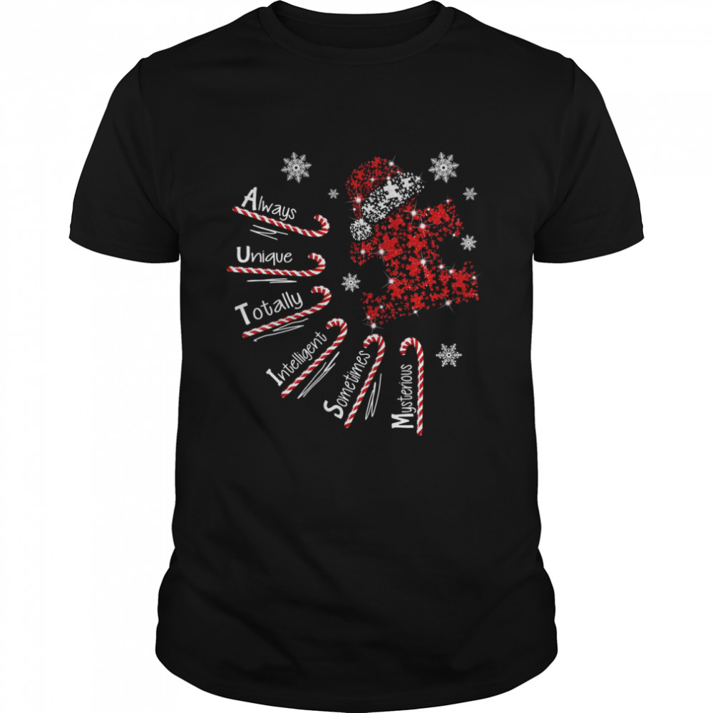 Autism Santa Christmas shirt