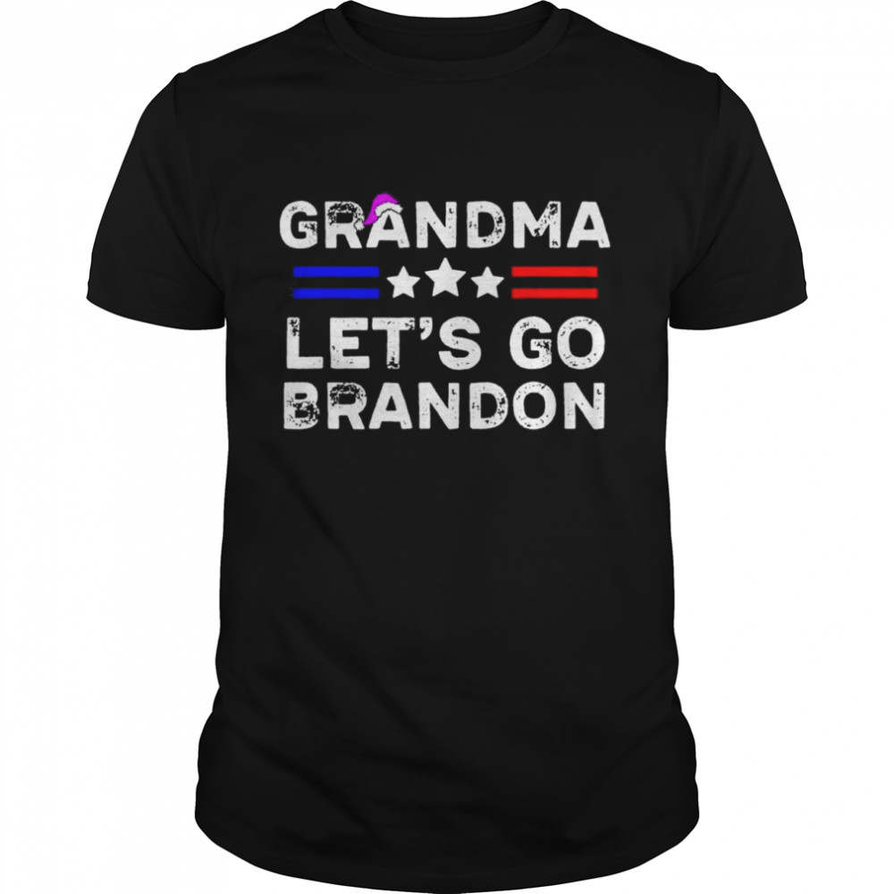 Grandma Let’s Go Brandon Family Matching Christmas Group T-Shirt