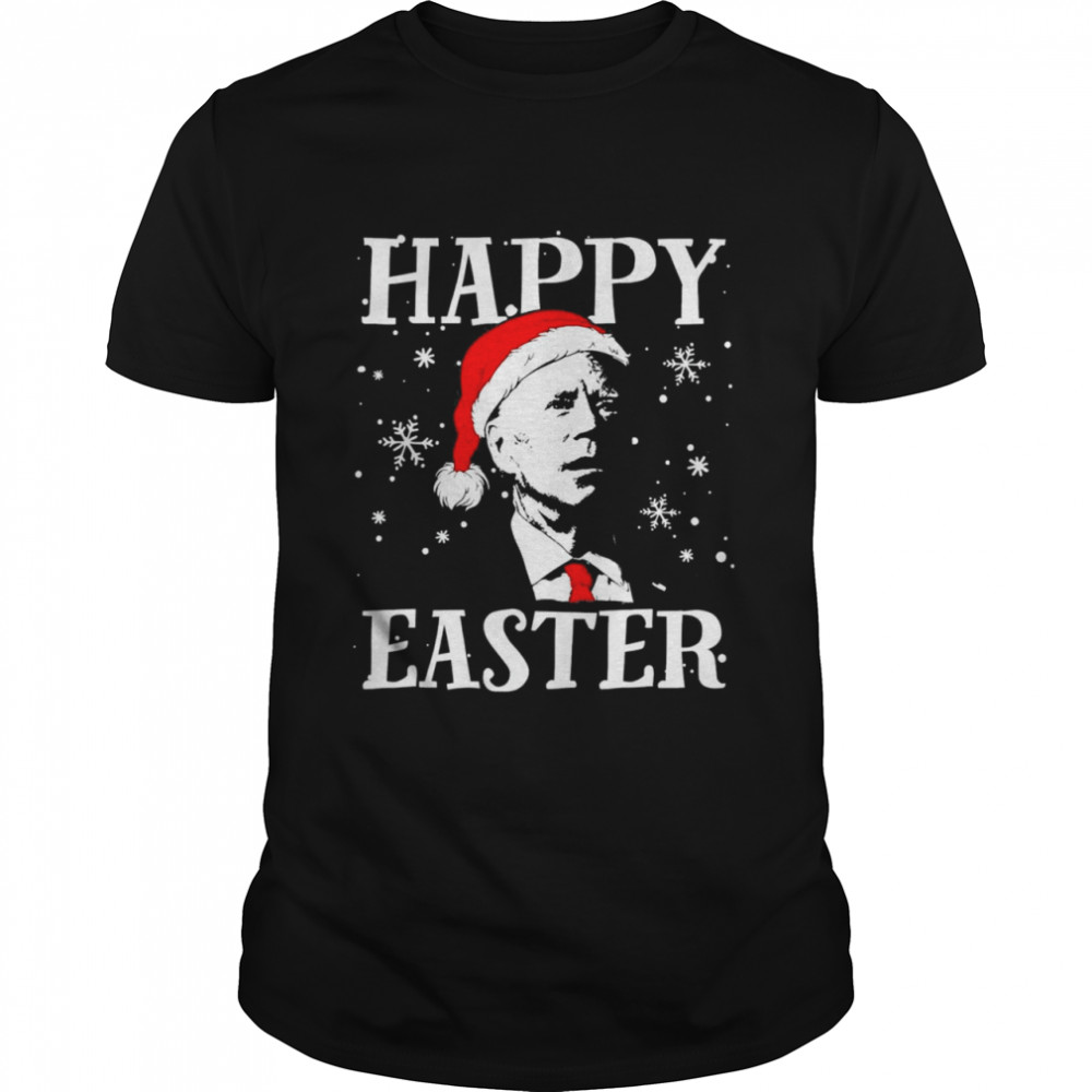 Joe Biden Santa meme Hat Happy Easter Ugly Christmas T-Shirt