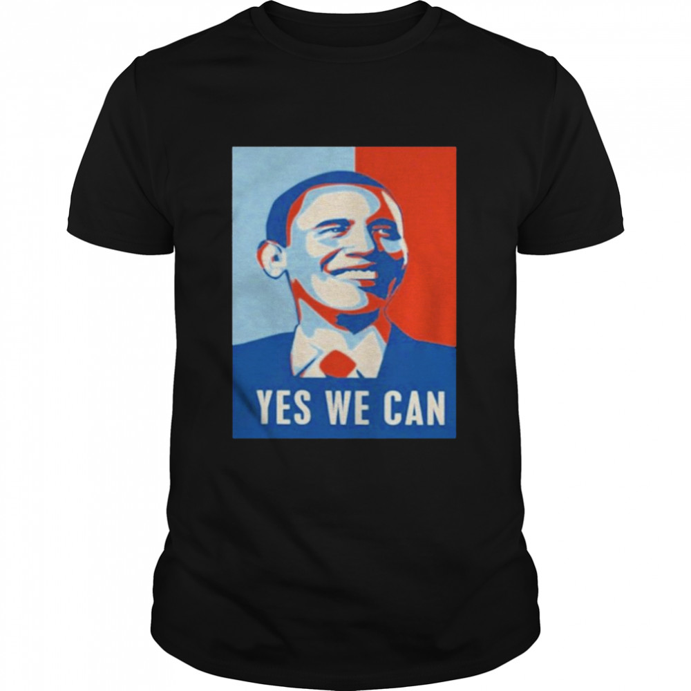 Obama yes we can vintage shirt