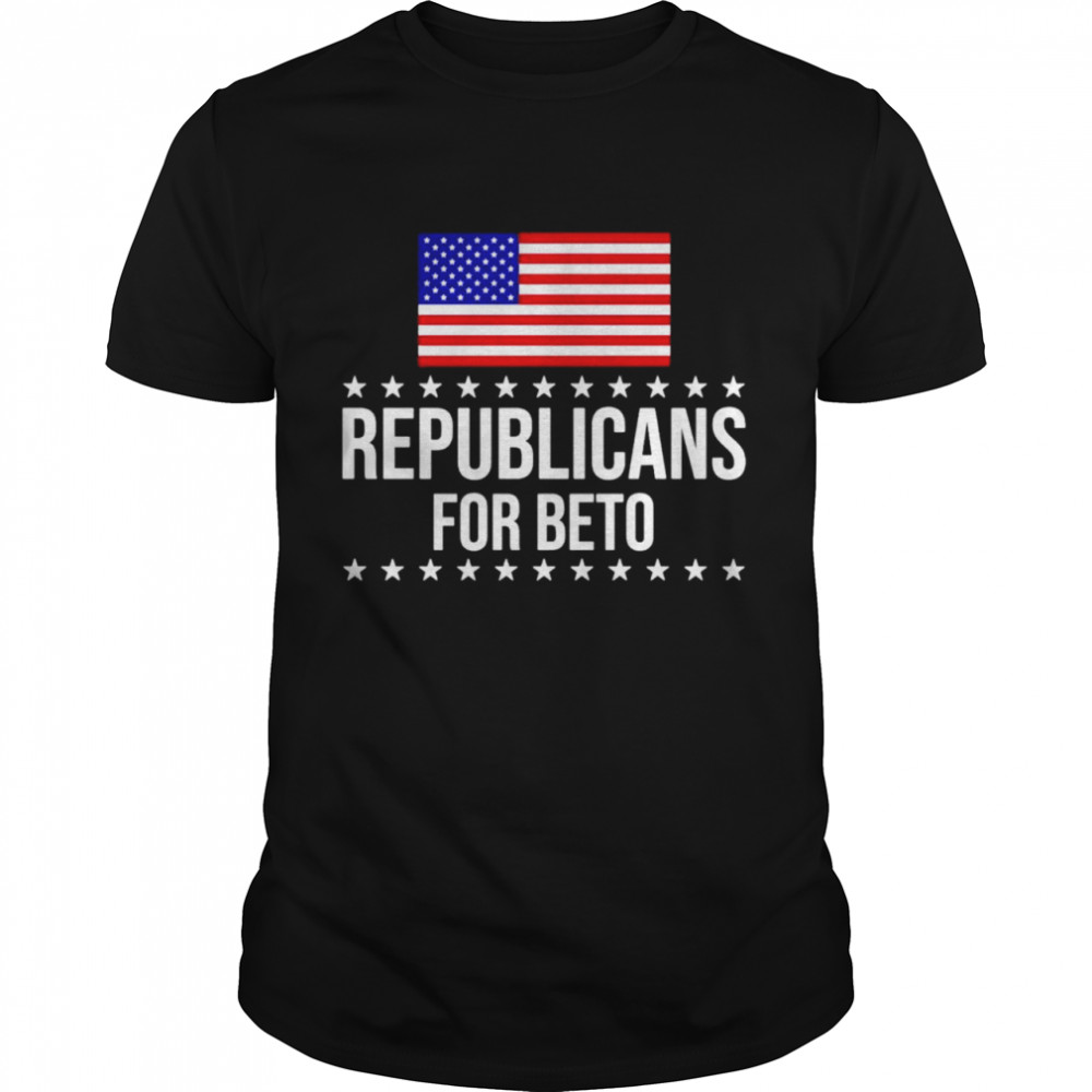 Republicans For Beto American flag shirt