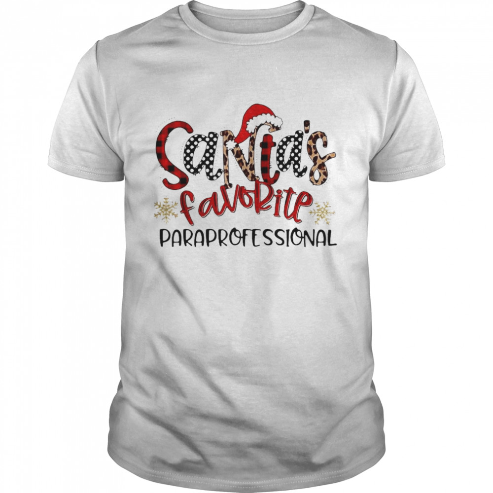 Santa’s Favorite Paraprofessional Christmas Sweater Shirt