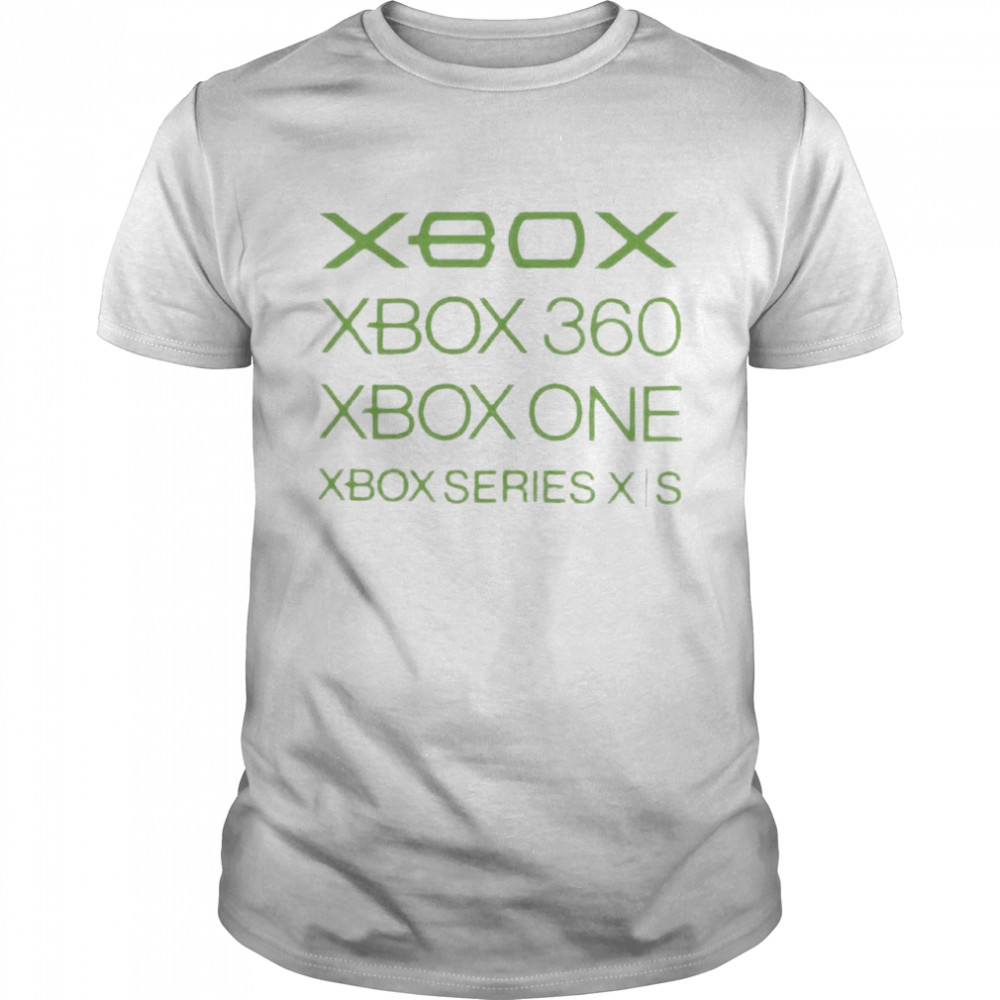 Xbox 20th Anniversary Timeline Tee Shirt