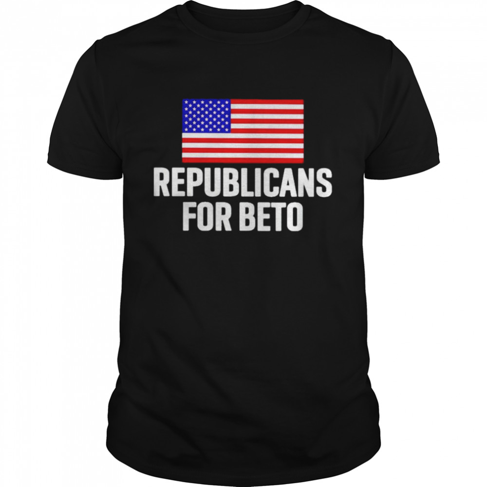 american flag republicans for beto shirt