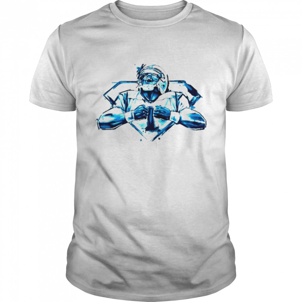 Cam Newton Carolina Panthers superman shirt