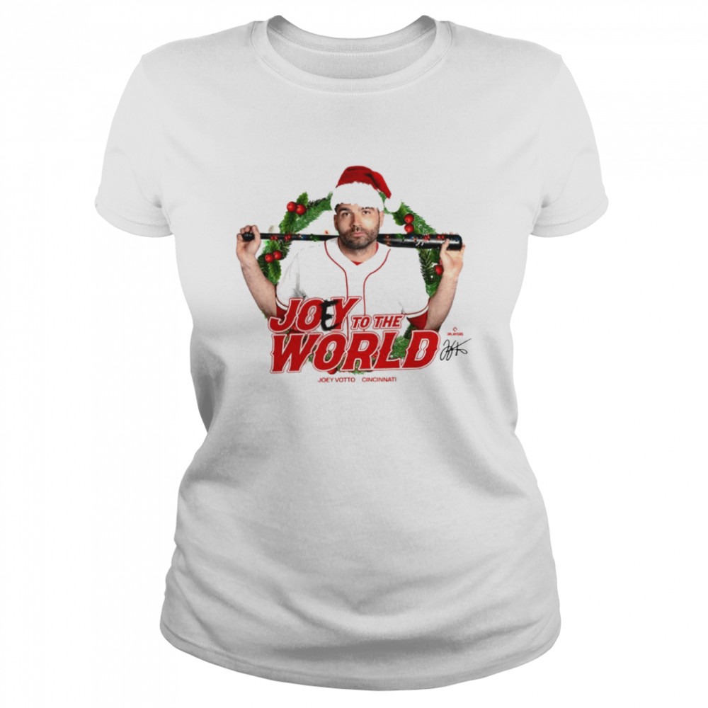 Joey Votto Joey To The World Christmas shirt Classic Women's T-shirt