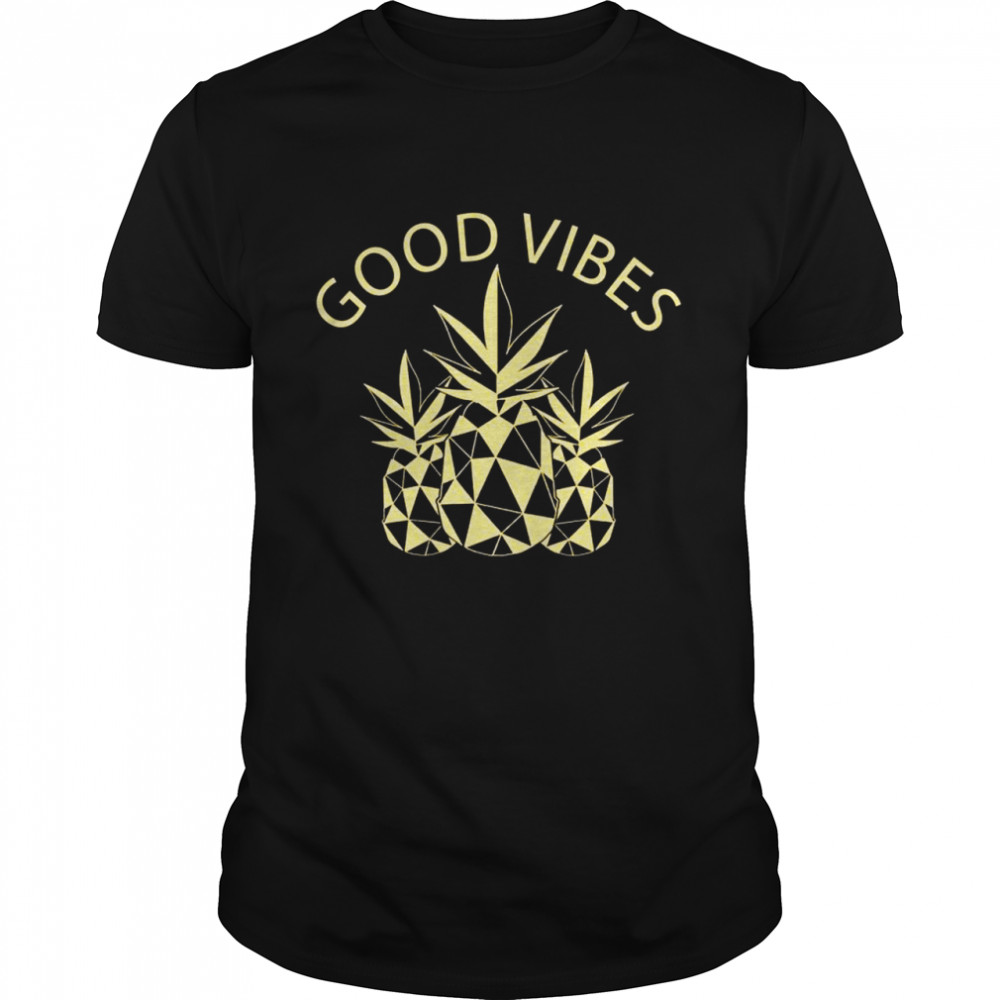 Pineapple Hawaiian Exotic Fruit Aloha Vibes Langarmshirt Shirt