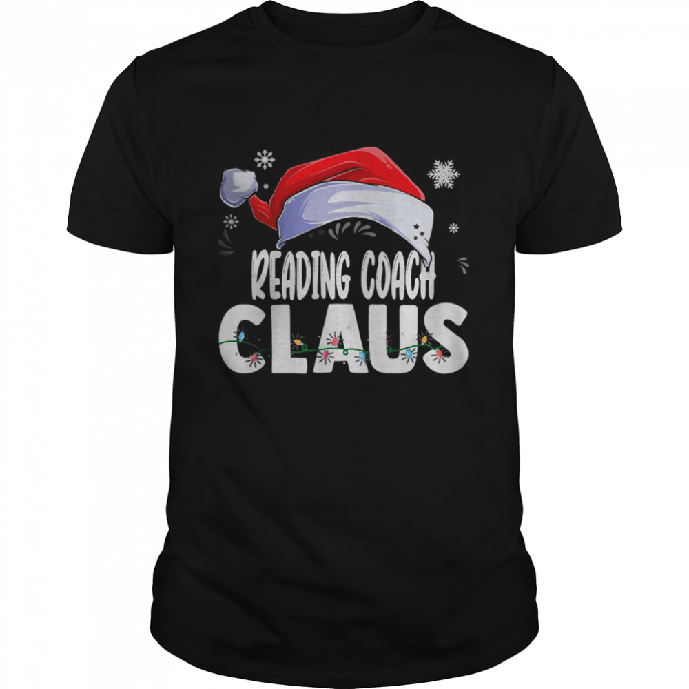 Reading Coach Santa Claus Christmas T-Shirt