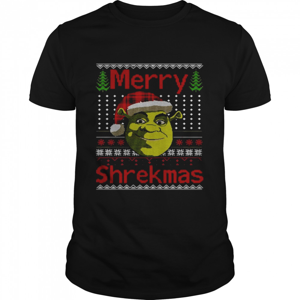 Santa Shrek Merry Shrekmas Ugly Christmas shirt