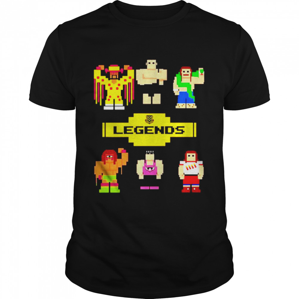 8Bit WWE Wrestling Legends shirt