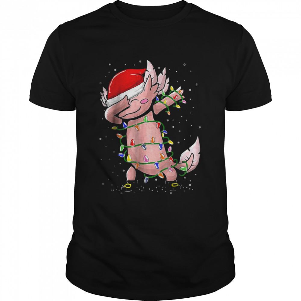 Axolotl Dabbing As Christmas T-Shirt