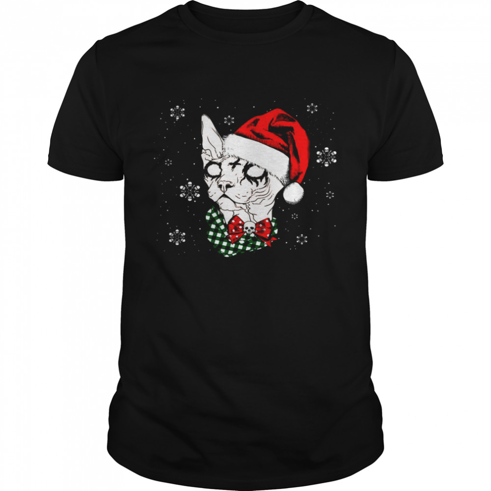 Cat Santa Christmas shirt