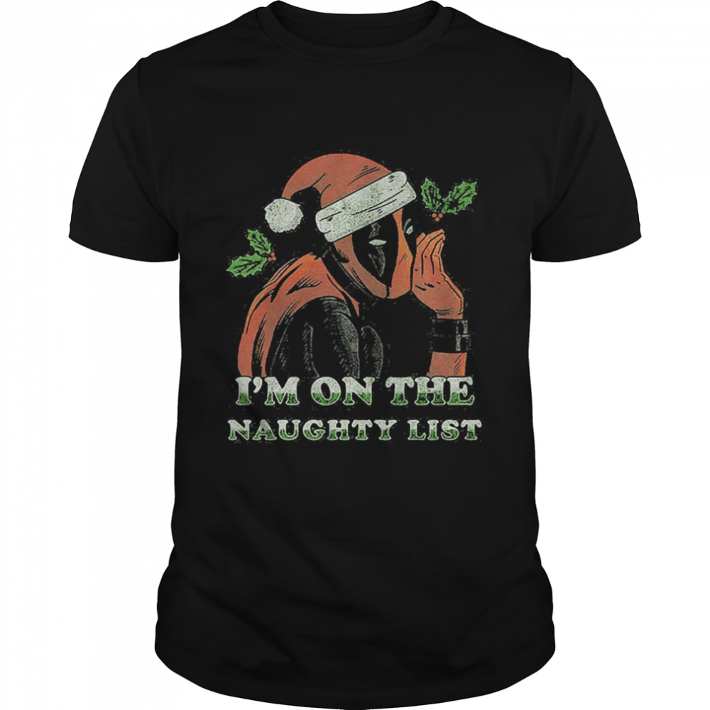 Deadpool I’m On The Naughty List Marvel Comics Shirt