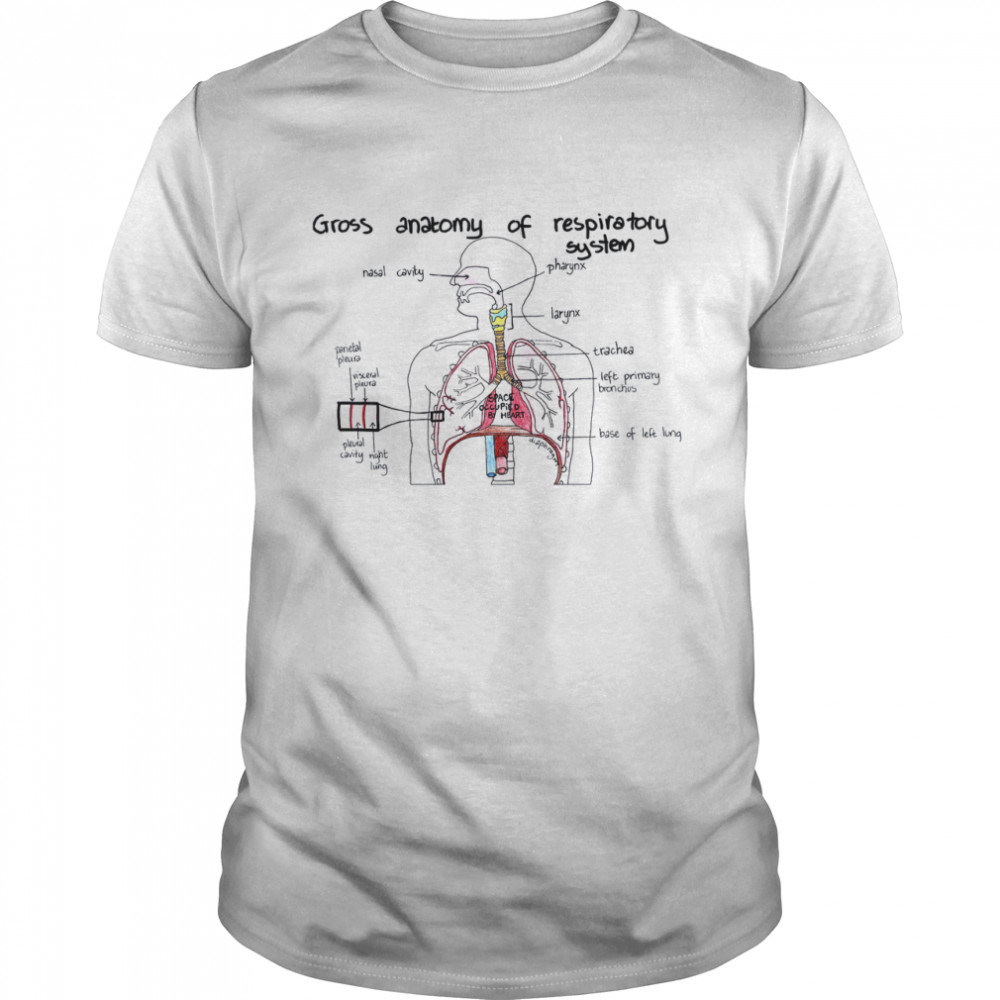 Gross anatomy of respiratory system shirt