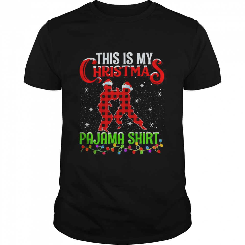 This Is My Christmas Pajama Shirt Judo Player Christmas Sweater Shirt