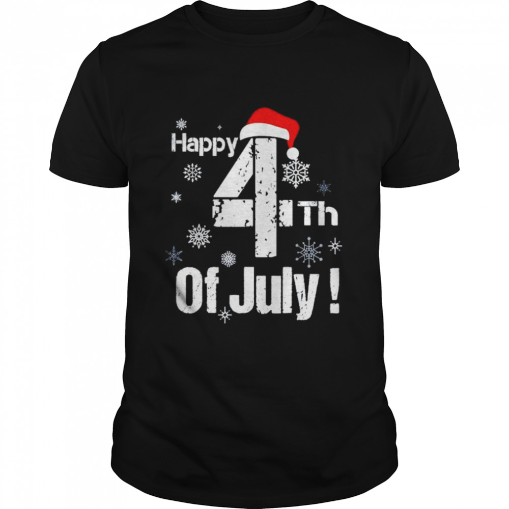 Awesome happy 4th of July Christmas shirt