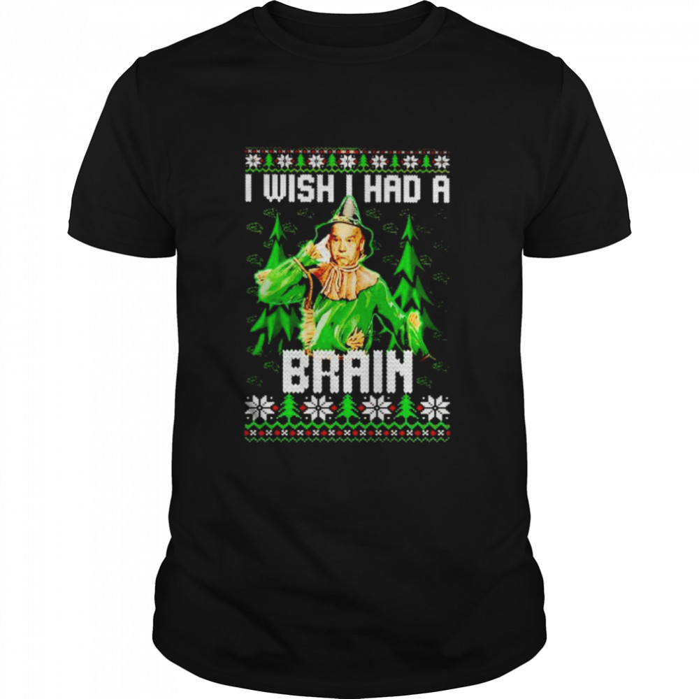 biden I wish I had a brain Christmas shirt