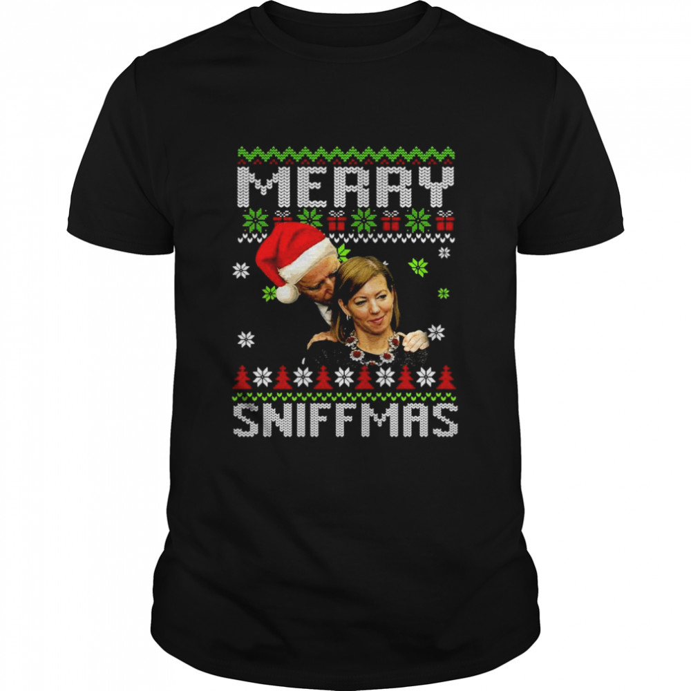 Joe Biden Merry Sniffmas Ugly Christmas shirt