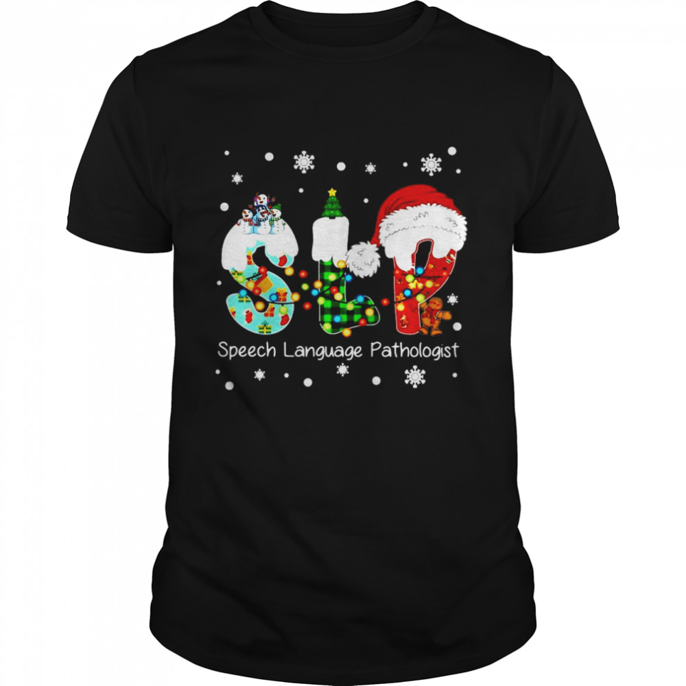 Speech Language Pathologist Santa Christmas Sweater Shirt