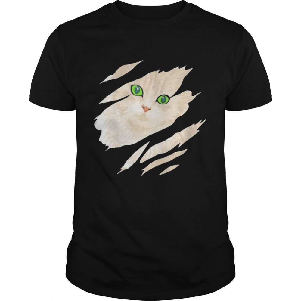 Cat Torn Cloth Shirt