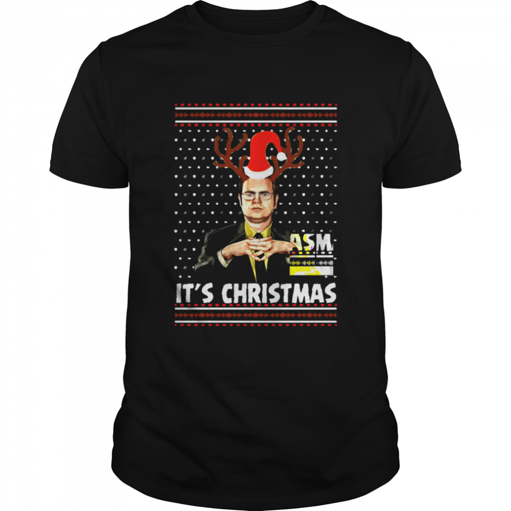 Dwight Schrute It’s Christmas Ugly Sweater Shirt