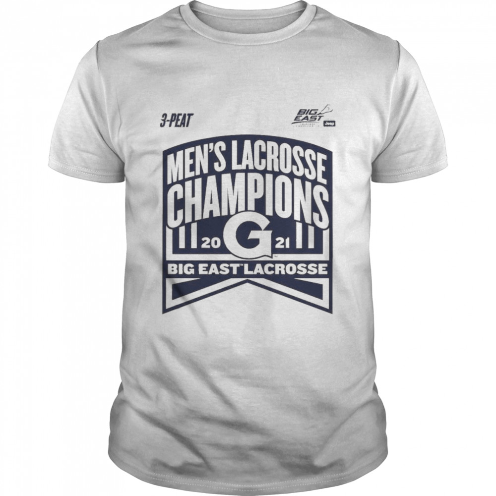 Fanatics Branded Georgetown Hoyas 2021 Big East Men’s Lacrosse Champions T-Shirt