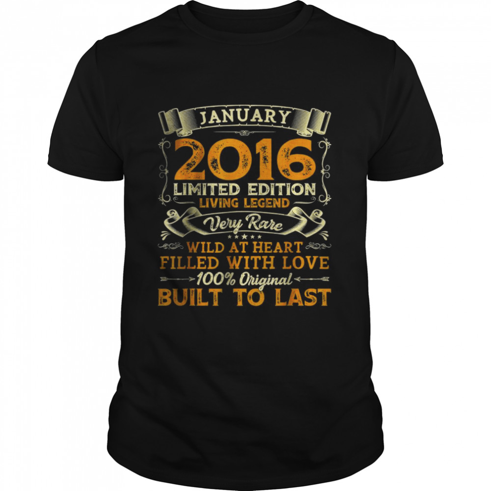 January 2016 Limited Edition Living Legend Very Rare Built To Last Shirt