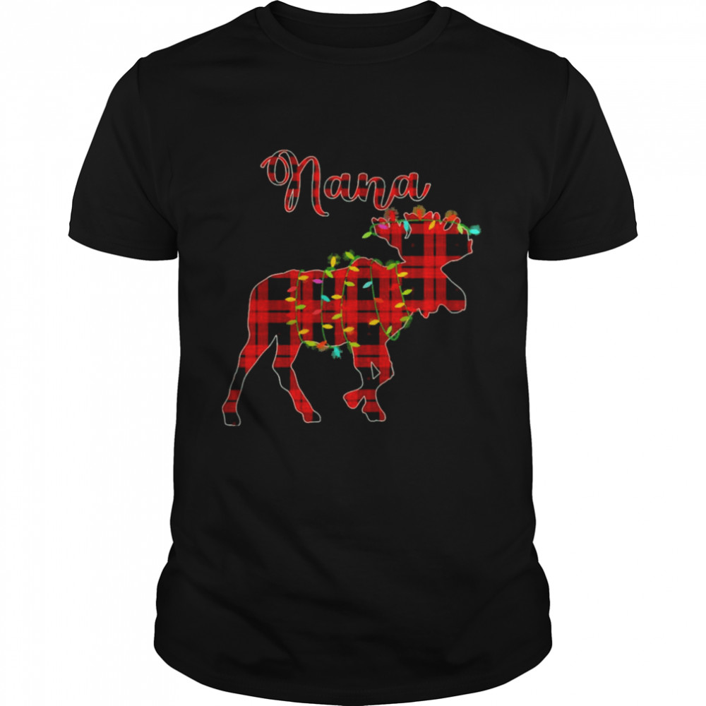 Nana Moose Christmas Sweater Shirt