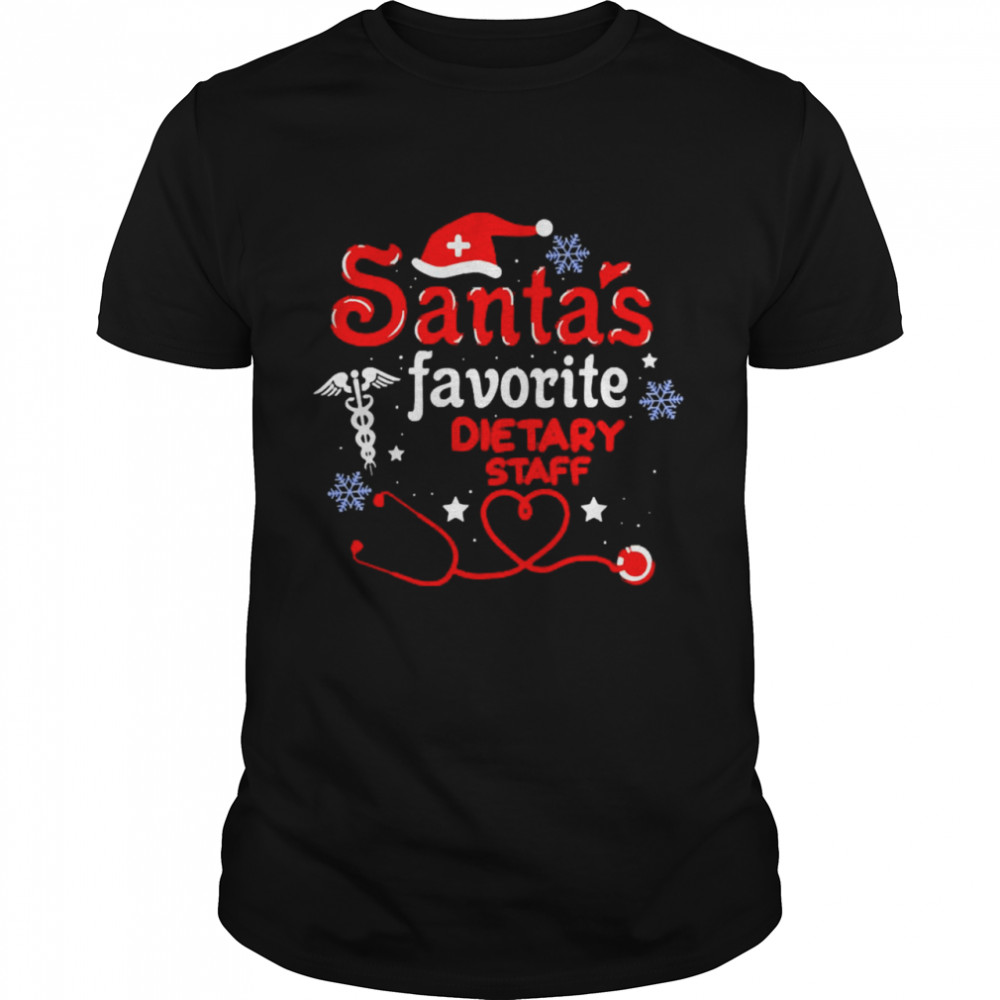 Santa’s Favorite Dietary Staff Nurse Christmas Sweater Shirt