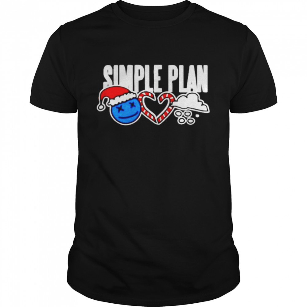 Simple plan christmas 3 icons shirt