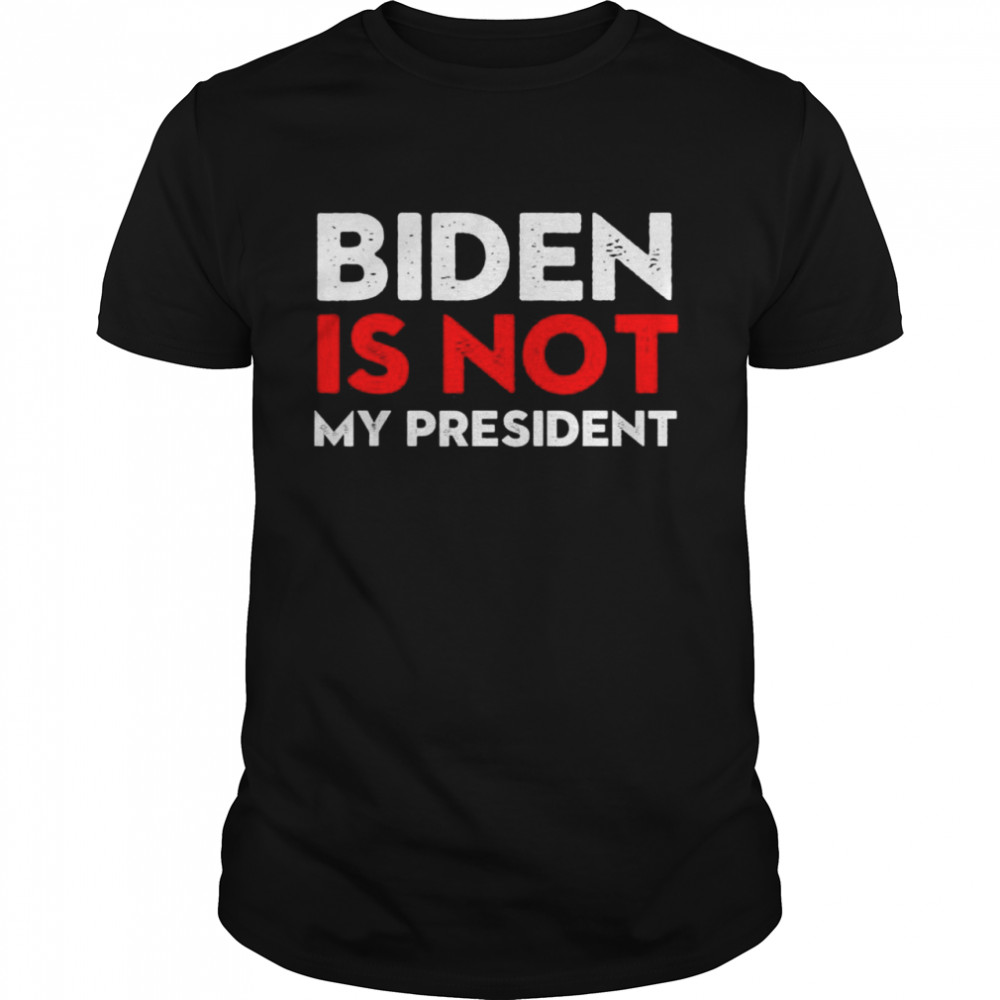 Biden is Not My President 2021 Anti Biden Christmas T-Shirt