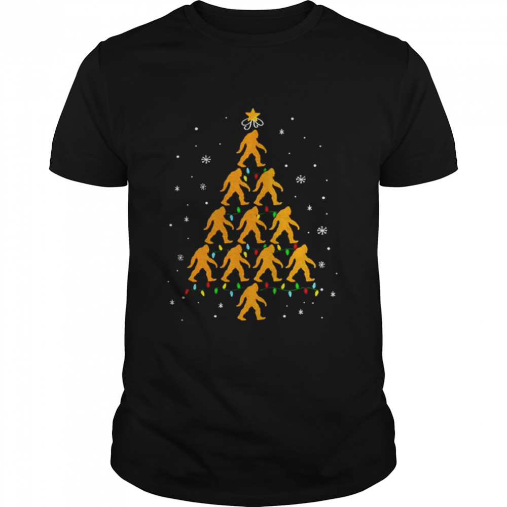 Bigfoot Christmas Tree shirt