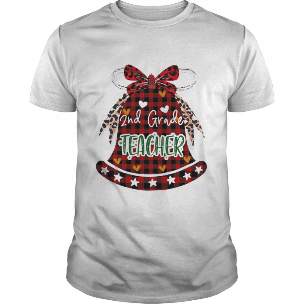 Christmas Bell 2nd Grade Teacher Sweater Shirt