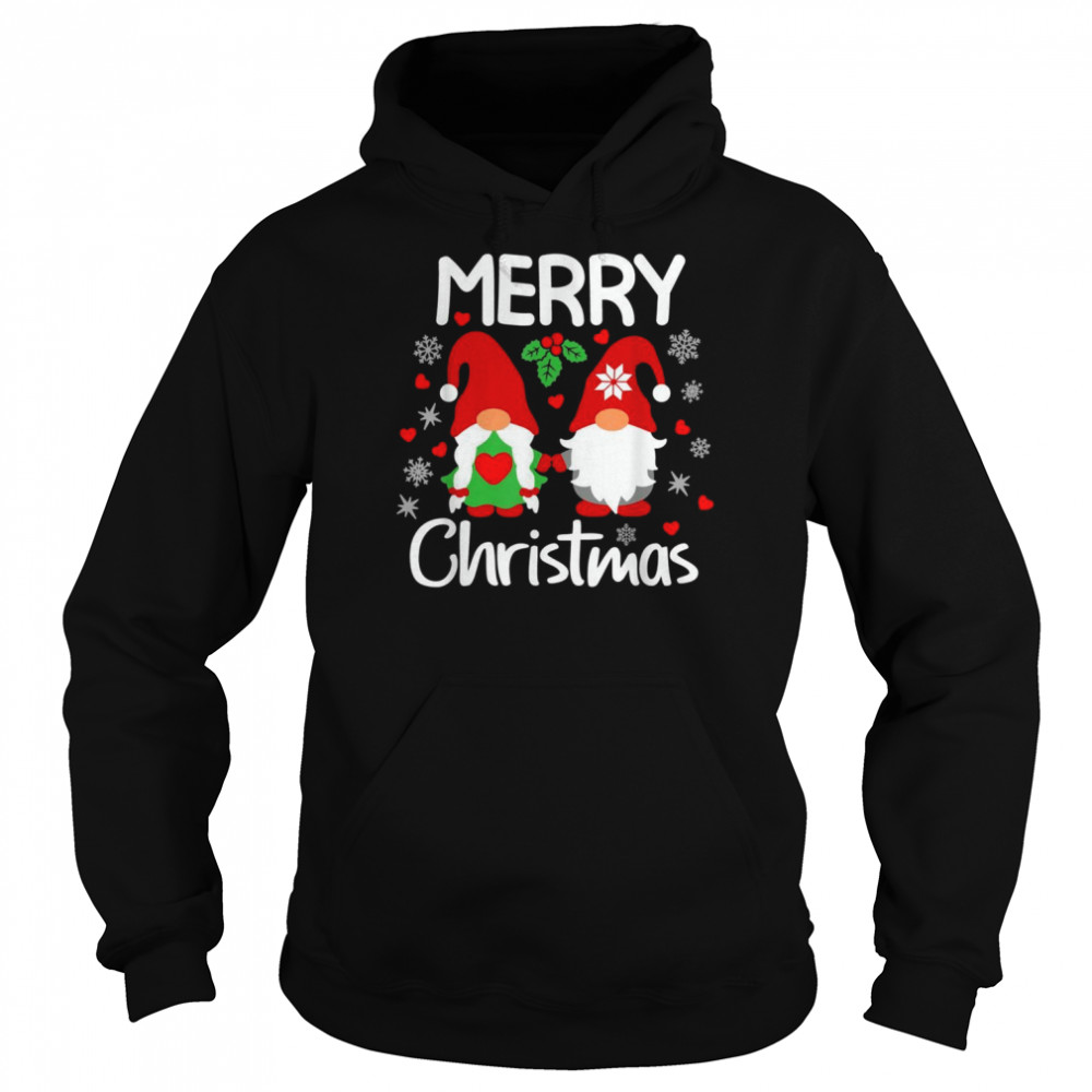 Gnome Gnomies Xmas Holiday Snow Christmas  Unisex Hoodie